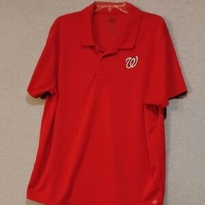 Washington Nationals 47 Red Polo
